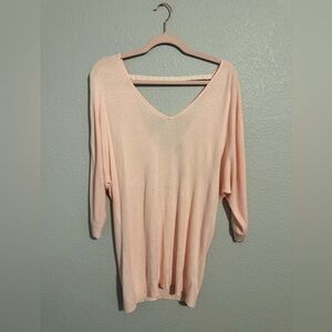 Express Soft Pink Knit Top. Size Large. NWT. Style so simple 🧡